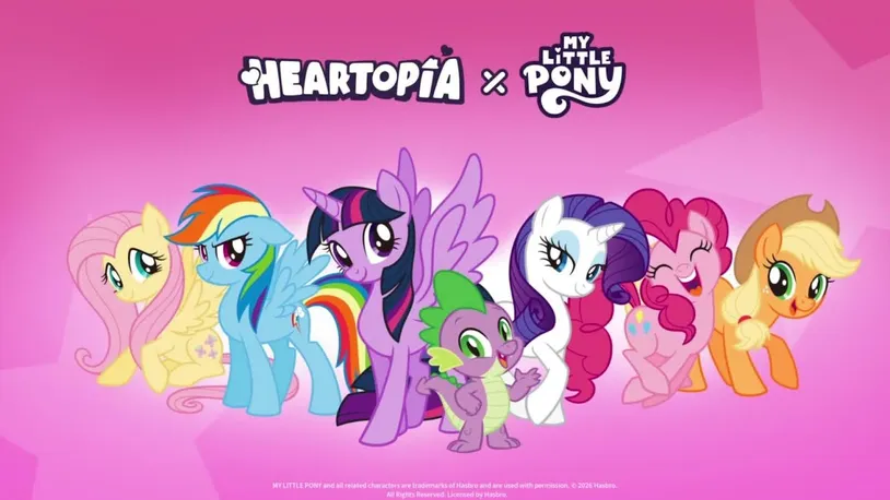 Banner do evento Heartopia x My Little Pony.