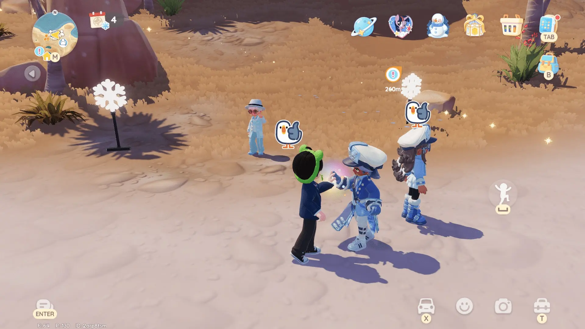 Etapa de interação Resonance no evento MLP.