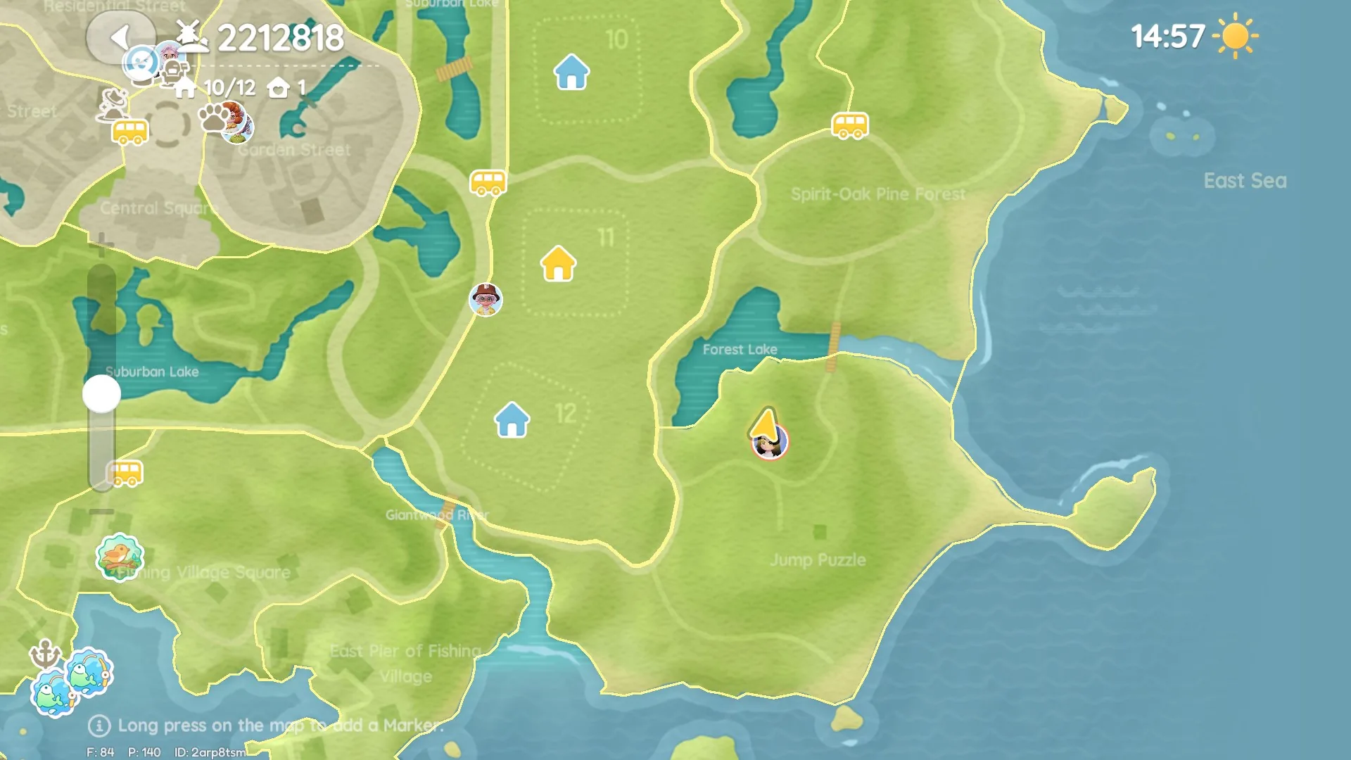 Heartopia Day 14 bubble location (Bubble 11), minimap/location photo