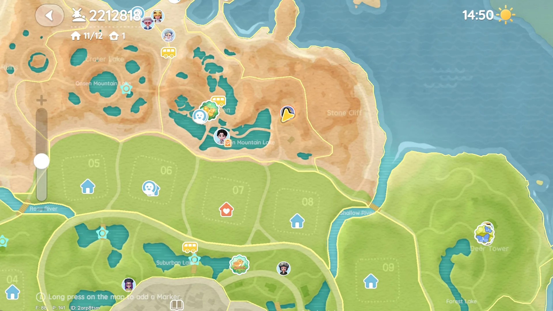 Heartopia Day 14 bubble location (Bubble 2), minimap/location photo