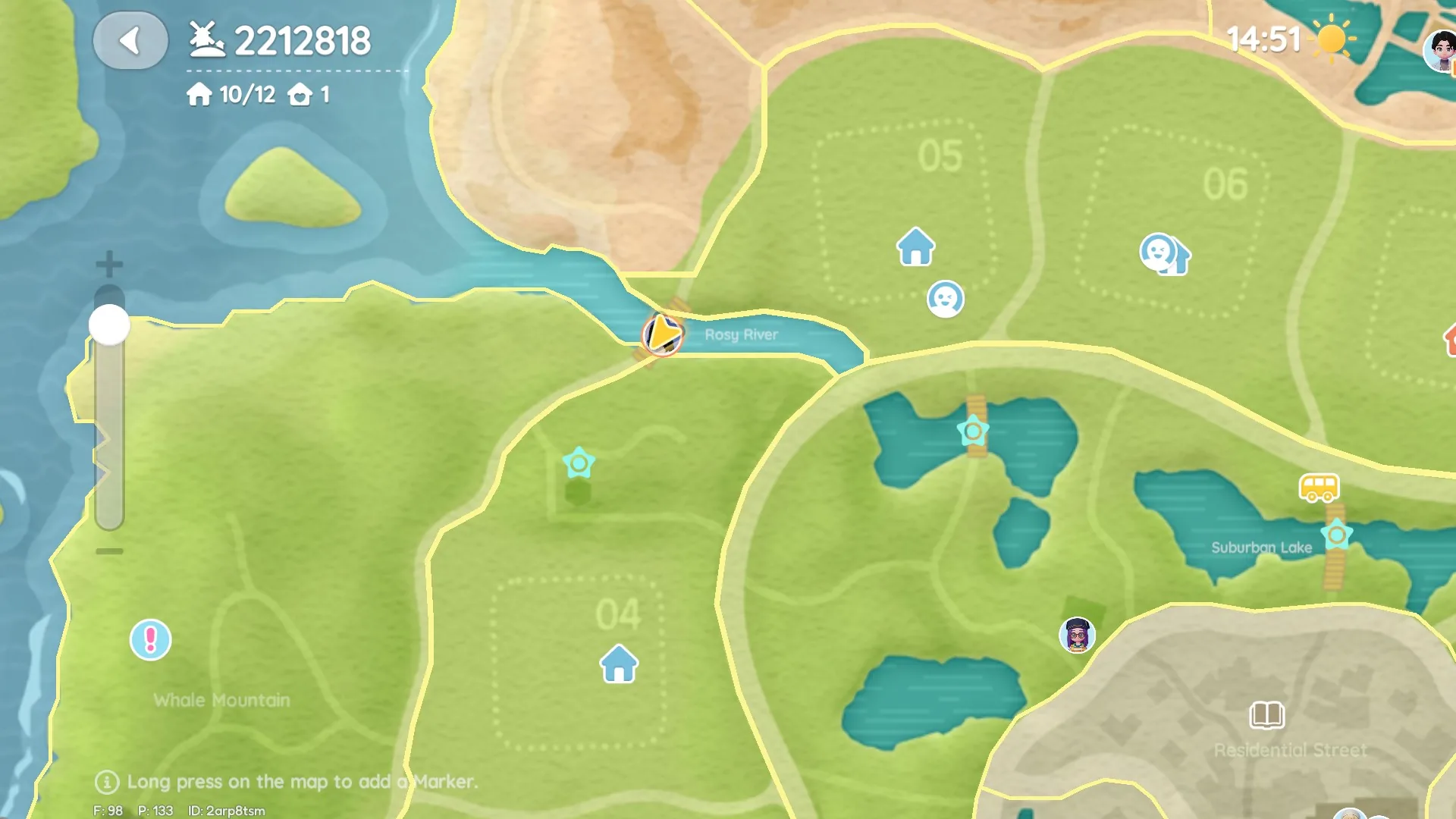 Heartopia Day 14 bubble location (Bubble 4), minimap/location photo