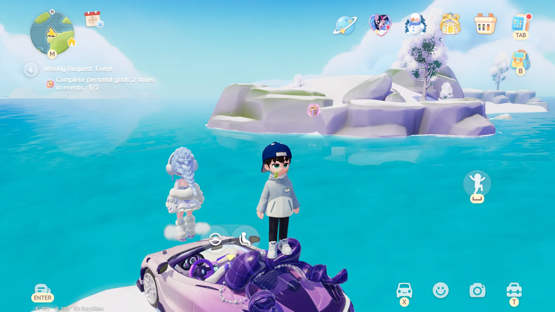 Heartopia Day 14 bubble location (Bubble 5), bubble close-up