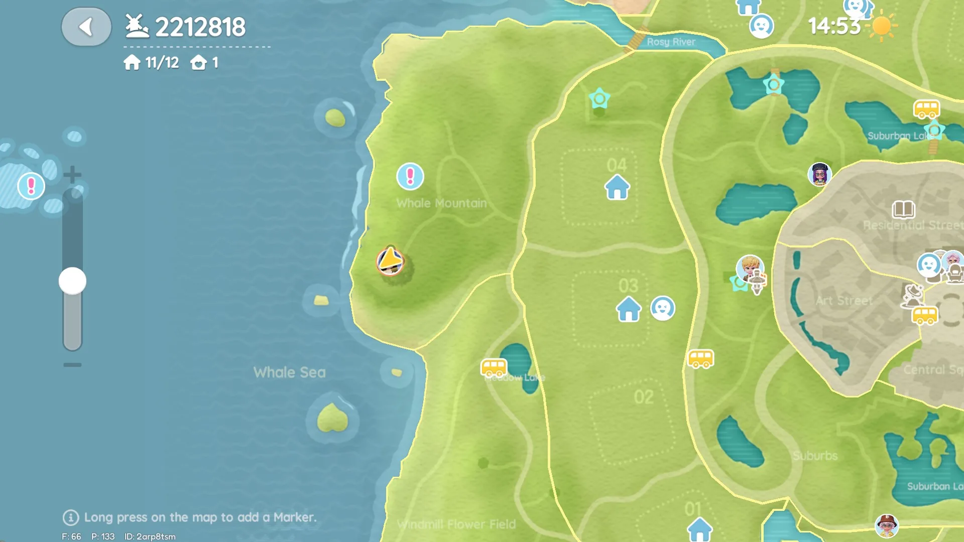 Heartopia Day 14 bubble location (Bubble 6), minimap/location photo