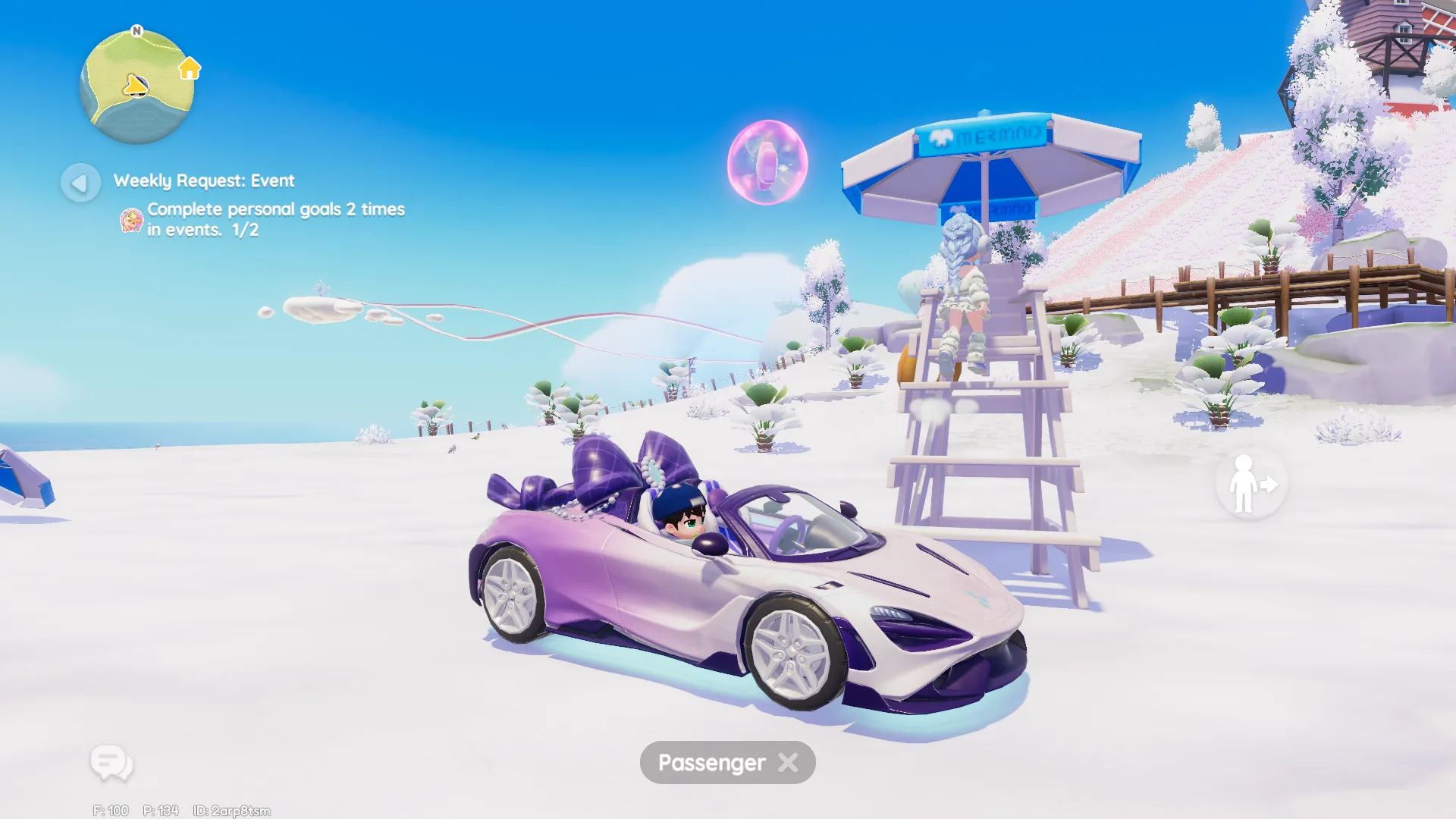 Heartopia Day 14 bubble location (Bubble 8), bubble close-up