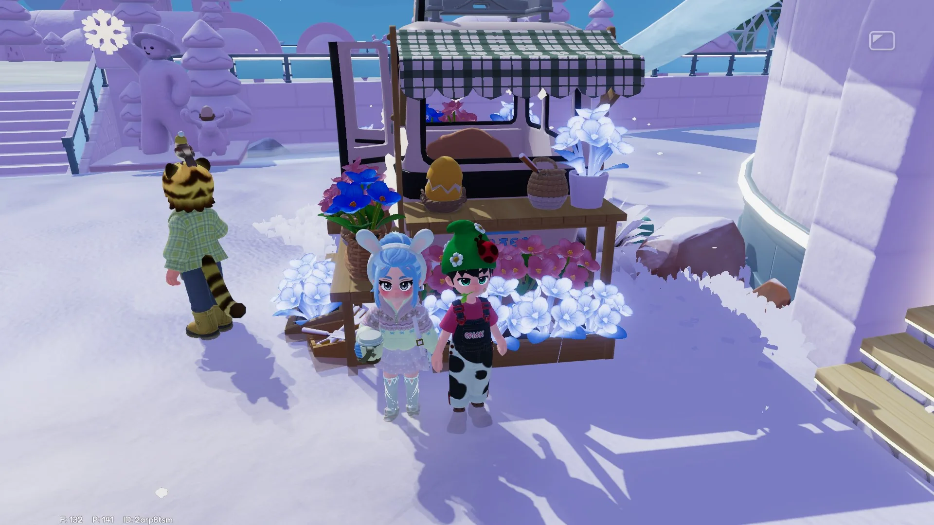 Localização do Ovo de Inverno 10 - Heartopia