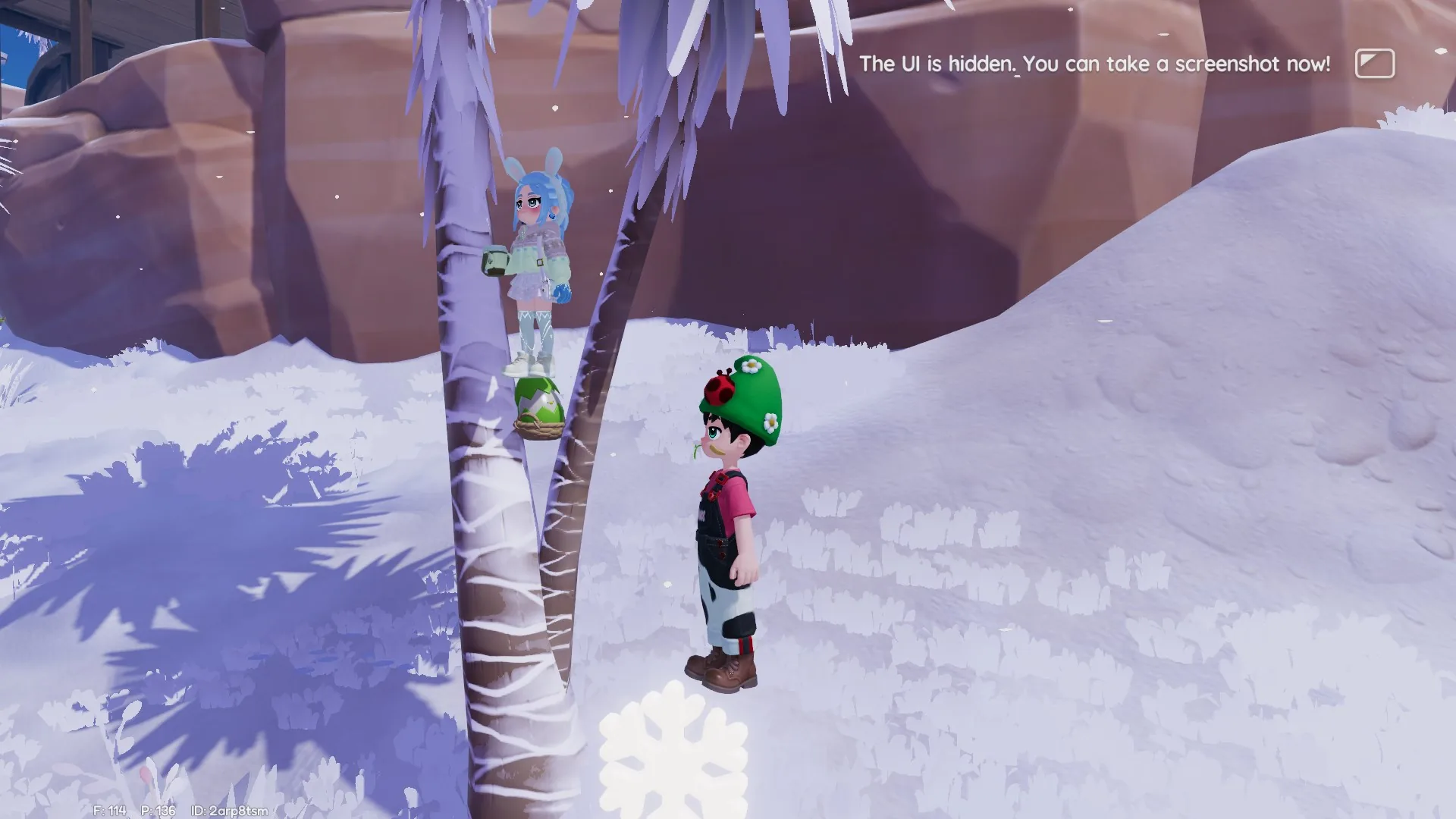 Localização do Ovo de Inverno 11 - Heartopia