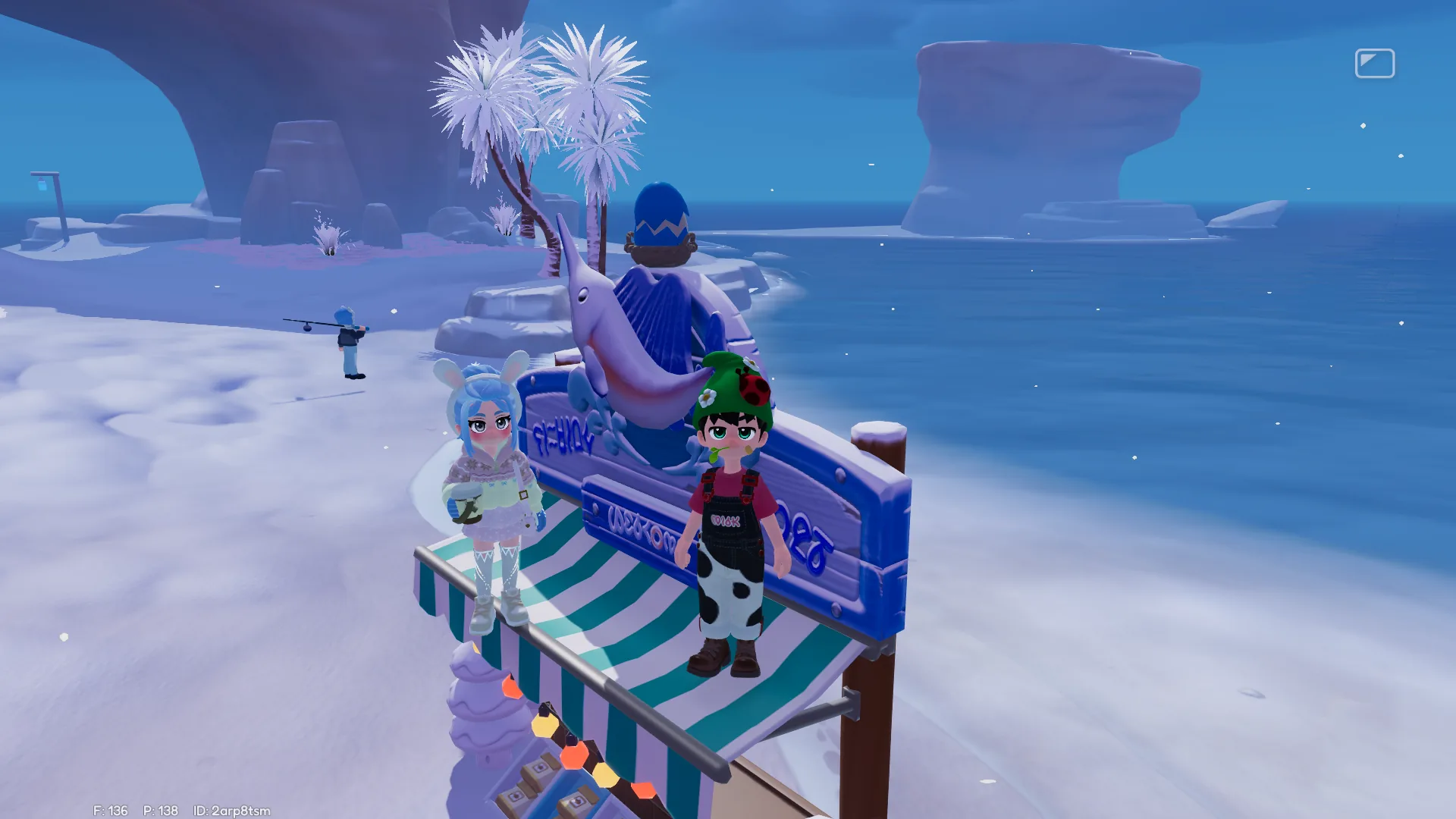 Localização do Ovo de Inverno 13 - Heartopia