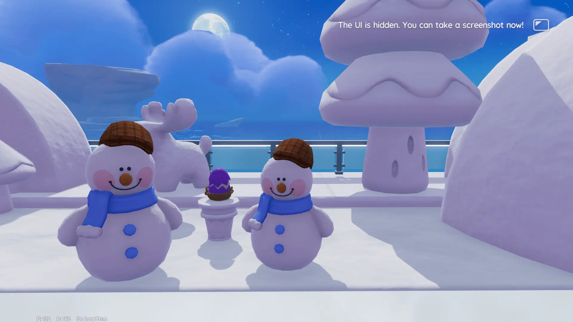 Localização do Ovo de Inverno 15 - Heartopia