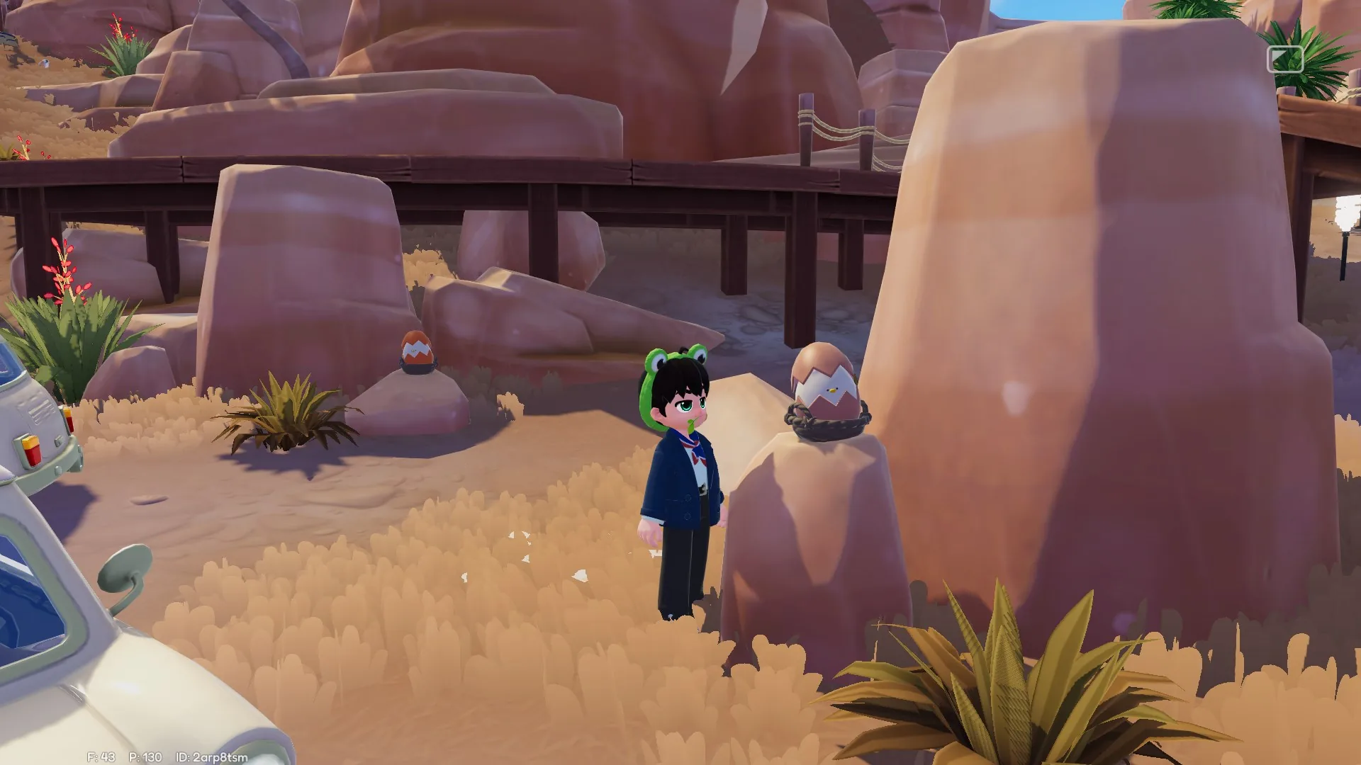 Localização do Ovo de Inverno 16 - Heartopia