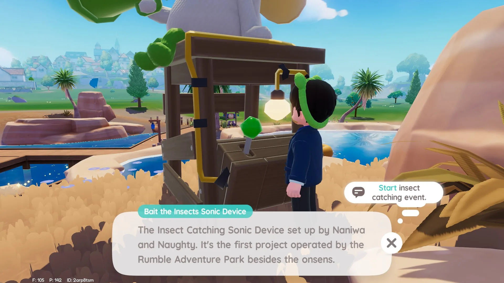 Bait the Insects start screen