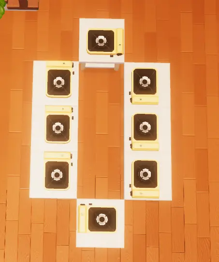 Stove setup at home in Heartopia