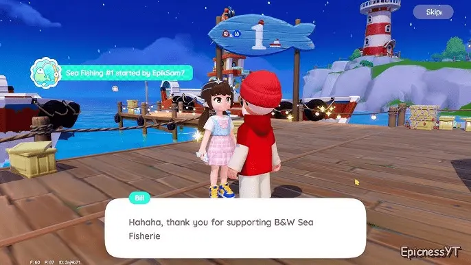 Deep Sea Bill in Heartopia