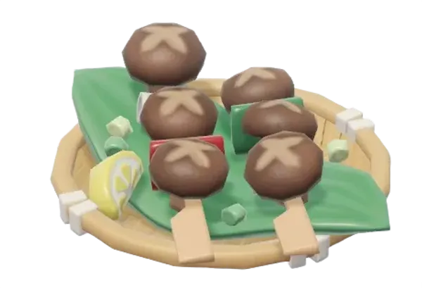 Grilled Shiitake Mushroom