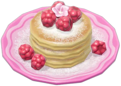 Winter Frost Season: Raspberry Frosted Pancake