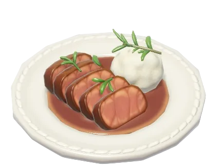 Winter Frost Season: Steak w/ Mashed White Radish