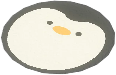 Penguin Round Rug