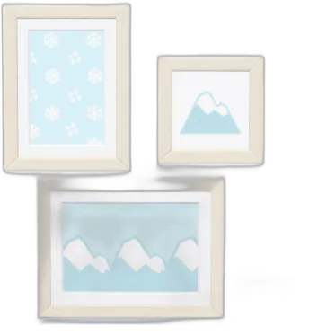 Snow Mountain Wall Art
