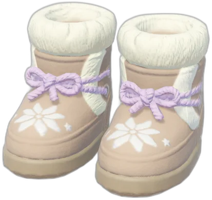 Snowflake Trim Snow Boots 2