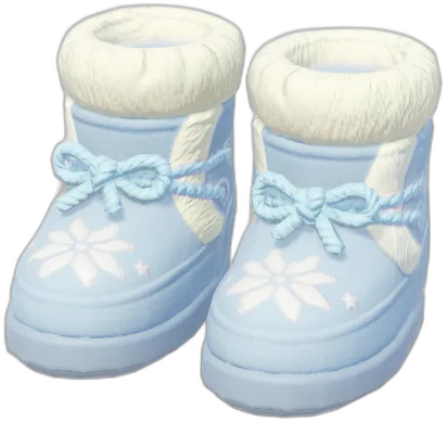 Snowflake Trim Snow Boots