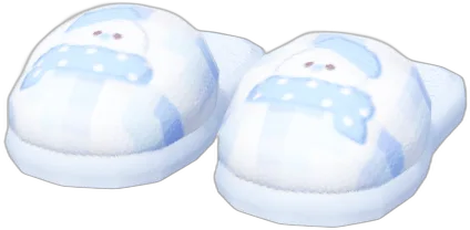 Snowman Plaid Slippers