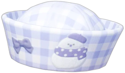 Snowman Polka Dot Sailor Cap 4