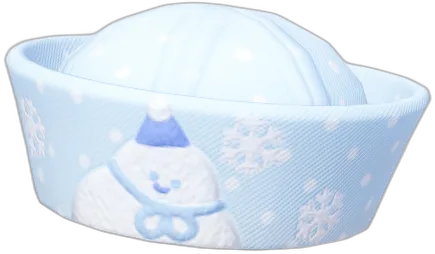 Snowman Polka Dot Sailor Cap