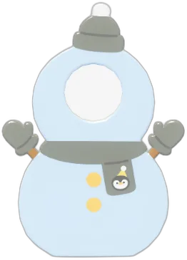 Snowman Selfie Frame Board 2